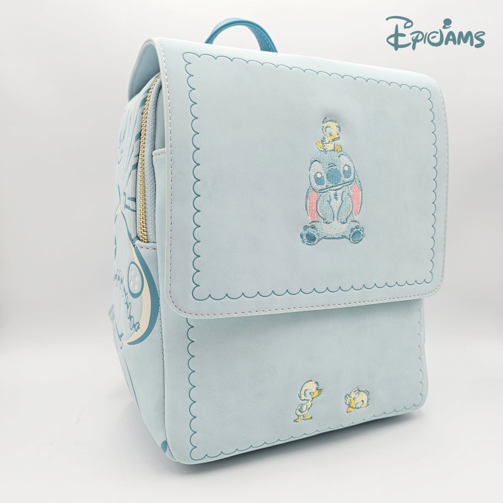 Loungefly Disney Lilo & Stitch Ducklings Buckle Mini Backpack - Picture 2 of 8